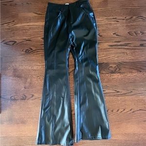 Black leather princess Polly pants. Never worn.